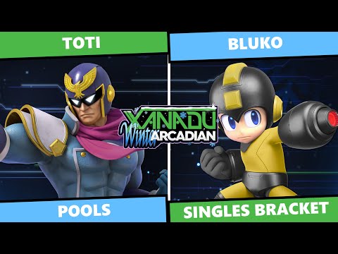 Xanadu Winter Arcadian: Pools - Toti (C. Falcon) Vs Bluko (Mega Man) SSBU Singles