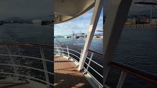 Msc Sinfonia aft view with msc friend maurilio perussulo 🚢 #mscsinfonia #msccruises