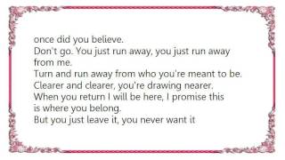 Forever Changed - The Runaway Lyrics