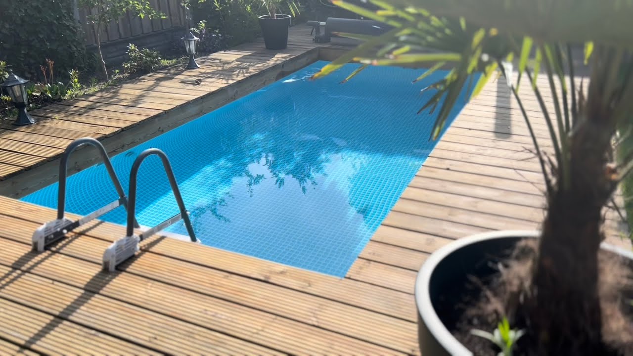 Ruim 2 jaar ons ingebouwde Intex zwembad in gebruik! Hoe ziet het er nog uit