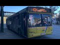 Autobuzul MAZ 107 001 Pe Linia 47M Părăsind Stația Cap Linie Campus