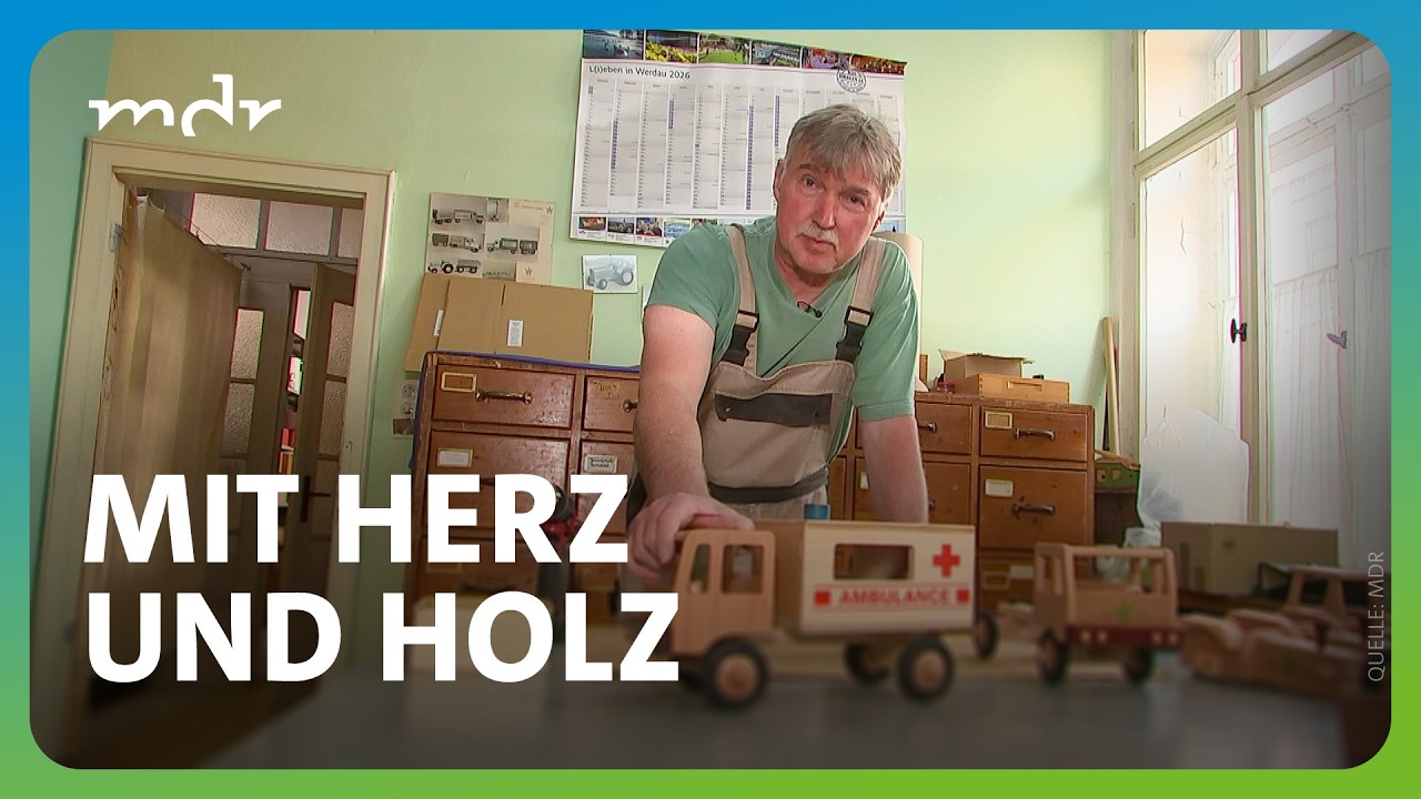 Handgemacht statt Plastik: Ein Spielzeugbauer kämpft für seine Tradition | MDR um 4 | MDR