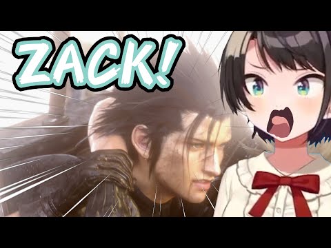 Subaru couldn't believe her eyes when she saw Zack - FF7R Ending 【Hololive / Eng Sub】