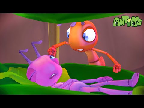 Sleep Through the DANGER | 1 Hour of Antiks🐜 | Funny Adventure Cartoons for Kids | Be Brave!