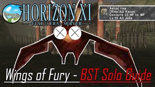 FFXI Horizon server - Wings of Fury : BST solo guide #ffxi #ff11 #finalfantasy