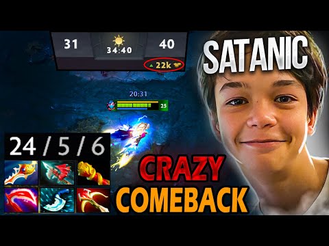 Satanic's UNREAL 1vs 9 Comeback: From 22K Gold Down to Victory