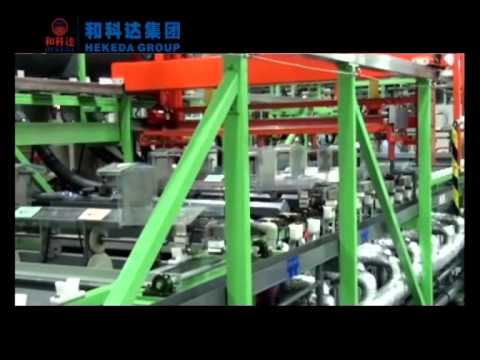 Automatic gantry type barrel plating line