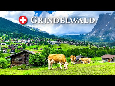 Grindelwald Switzerland 4K 🇨🇭 The Best Village in Europe!