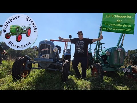 13. Schlepperfest der Schlepperfreunde Altertheim in Unteraltertheim an der Wiesenmühle 2023