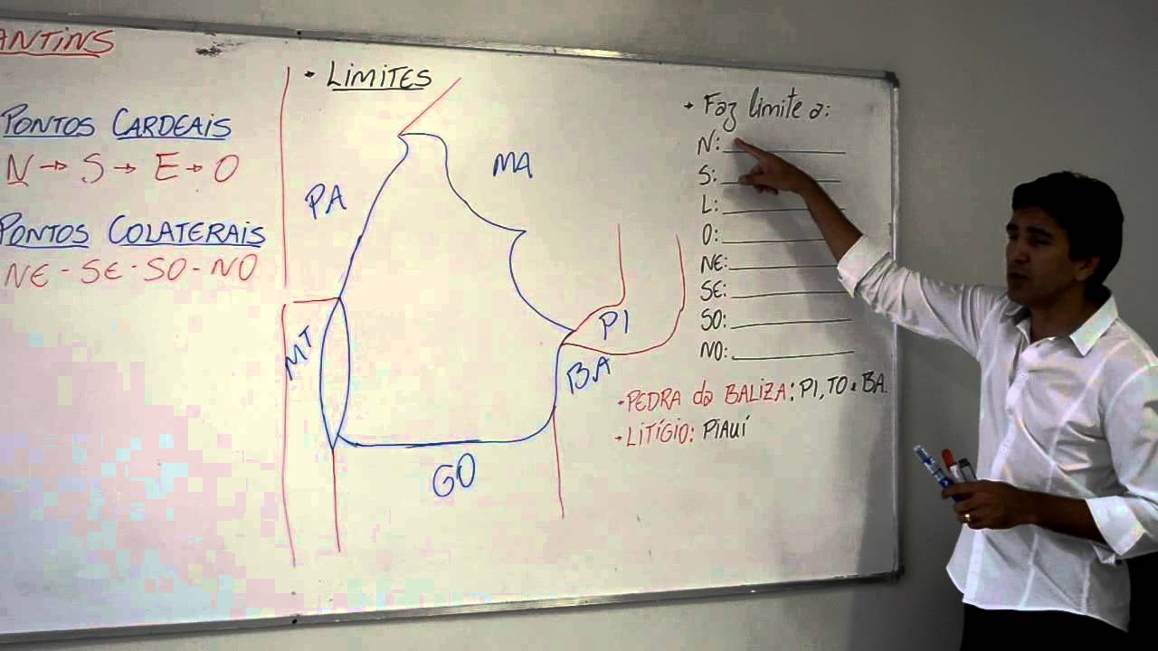 Geografia do Tocantins | Limites do Estado