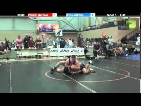Greco 80 KG Patrick Martinez vs. Brock Gutches