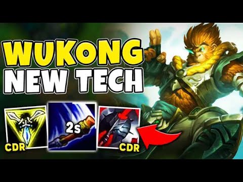 DESTROYING HASHINSHIN WITH THE *NEW* Q SPAM WUKONG! (TRI FORCE + CLEAVER) - League of Legends
