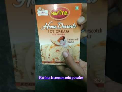 harima ice cream mix powder/butterscotch flavour/easy #butterscotch #icecream #vicchus's bakes