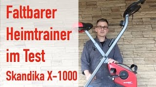 ERGOMETER & HEIMTRAINER  TEST Skandika X-1000  Bedienung
