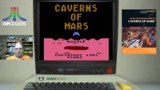 Amigos Plays Caverns of Mars (Atari 800)