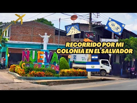 🚗 Recorriendo la Nueva Concepción, Chalatenango | Tour por la colonia de mi nueva casa 🇸🇻
