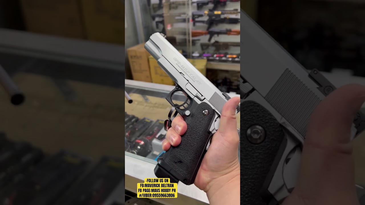 TOKYO MARUI  5.1 HICAPA STAINLESS VER #mavsairsoft #mavshobbyph #airsoftguns #airsoftshorts