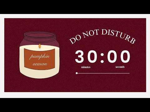 🍂 3 HOUR STUDY WITH ME | 30/5 Pomodoro Timer + lofi + thunderstorm | Cozy Autumn College Vibes