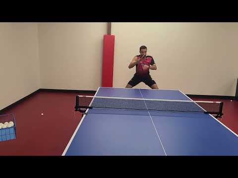 Butterfly Training Tips with Daniel Gonzalez - Forehand Loop Side to Side Footwork