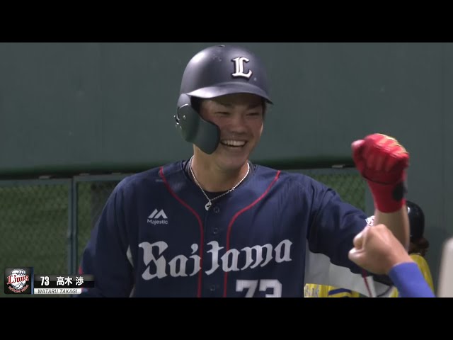 地元・福岡で出た!! 20歳のライオンズ・高木 プロ初アーチはバックスクリーン弾!!