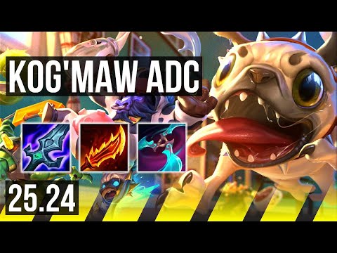 KOG'MAW & K'Sante vs APHELIOS & Skarner (ADC) | 66K damage | KR Grandmaster | 25.24