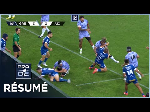 PRO D2 Saison 2024-2025 J02 - Résumé FC Grenoble Rugby - Provence Rugby
