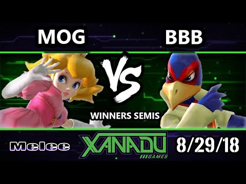 S@X 265 SSBM -  MoG (Peach) Vs.  BBB (Falco) Smash Melee Winners Semis