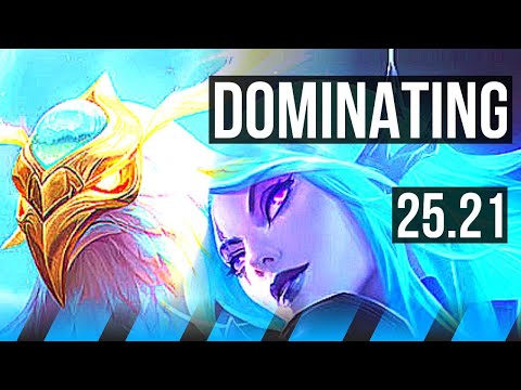 ANIVIA vs KATARINA (MID) | 6/0/4, Dominating | EUW Master | 25.21