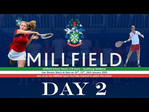 Millfield School Tennis UTR Tournament Day 2