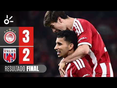 Resumen y goles | Olympiacos (3-2) Volos NFC | Copa de Grecia 26/27 | Jornada 2