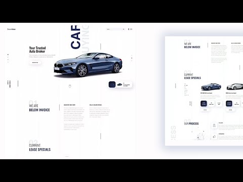 How to design a product website in Adobe XD | Design Idea 2024