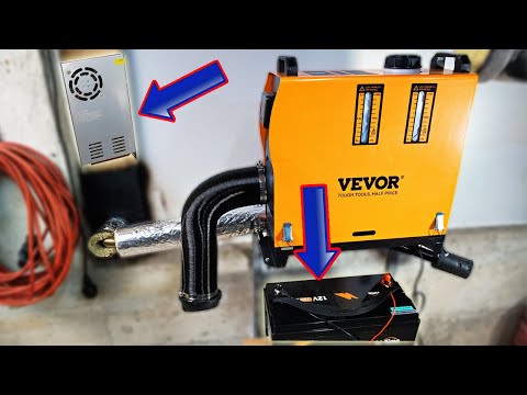 DIESEL Auxiliary Heater for the Workshop! | Tutorial | Battery and Power Supply Version! | VEVOR ...