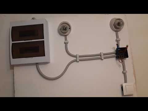 Szimpla kapcsoló bekötése