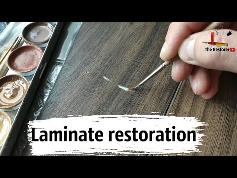 Restoration of scratches on the laminate. How to fix...