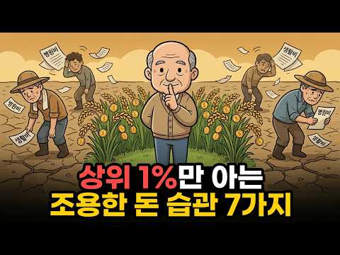 상위 1%가 절대 입 밖에 내지 않는 돈 관리 습관 7가지