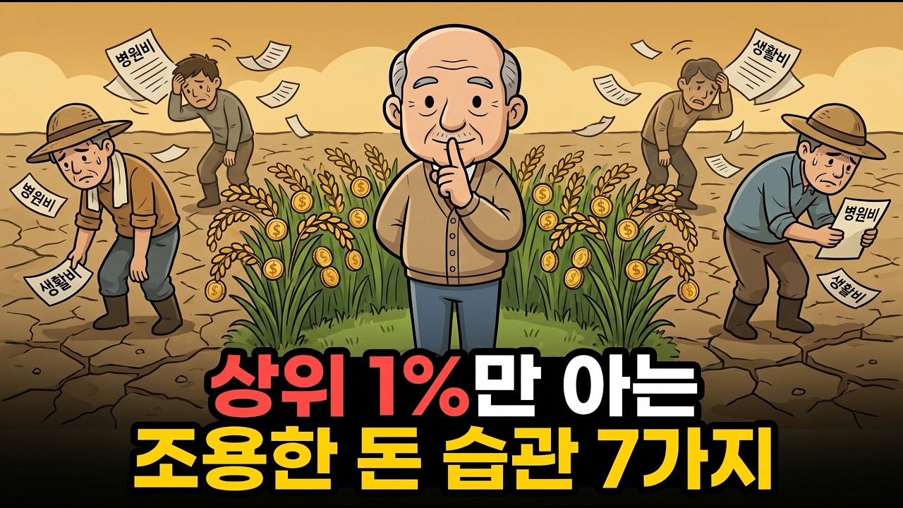 상위 1%가 절대 입 밖에 내지 않는 돈 관리 습관 7가지
