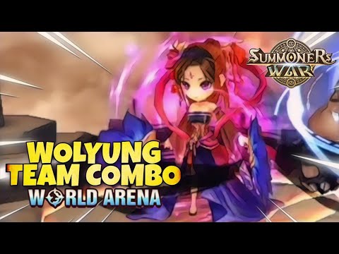 Wolyung Team Combo in World Arena - Summoners War
