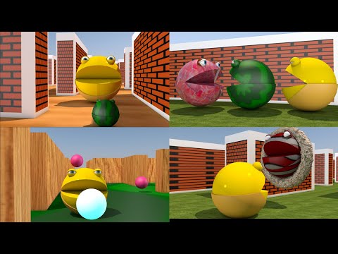 Pacman Best Top Videos 04 | Pacman Vs Pacman Monster Compilation