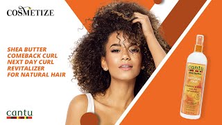 Cantu Shea Butter Comeback Curl Next Day Curl Revitalizer For Natural Hair - 355ml