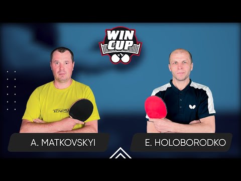 14:00 Andrii Matkovskyi - Evhenii Holoborodko West 3 WIN CUP 02.09.2024 | Table Tennis WINCUP