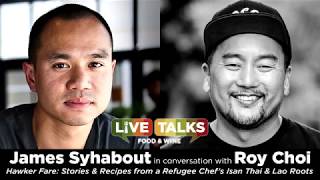 James Syhabout with Roy Choi at Live Talks Los Angeles