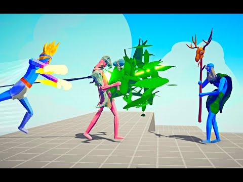 STAFF OF NATURE & SUPER BOXERS +  HARPOONER vs EVERY UNIT | TABS - Totally Accurate Battle Simulator