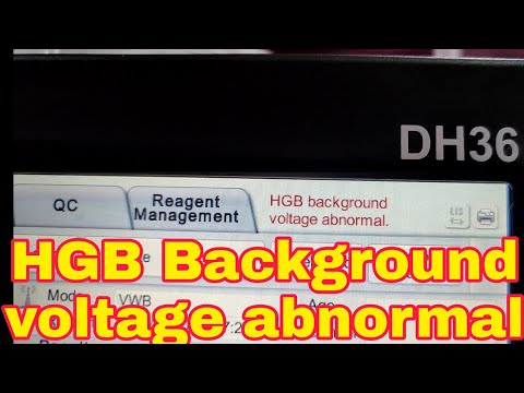 HGB Background voltage abnormal