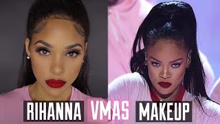 RIHANNA VMAS INSPIRED MAKEUP