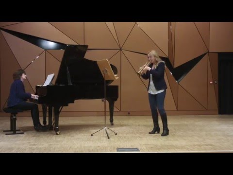 Arthur Honegger - Intrada for trumpet and piano (Maria Lantos)