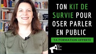 Formation Offerte : Ton Kit de Survie pour Oser Parler En Public