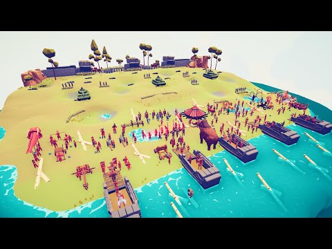 80x USA SOLDIER vs ALL FACTION - Totally Accurate Battle Simulator TABS