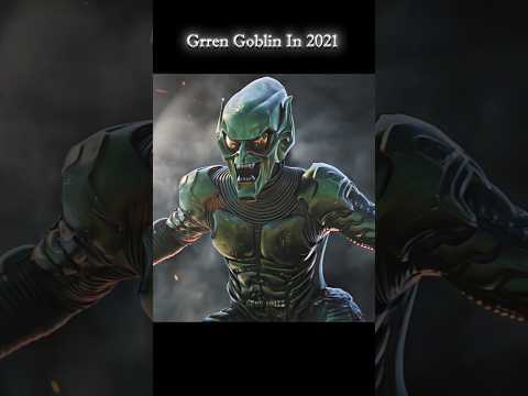 Green Goblin 👺 Now VS Then 👿☠️ #shorts #spiderman #greengoblin