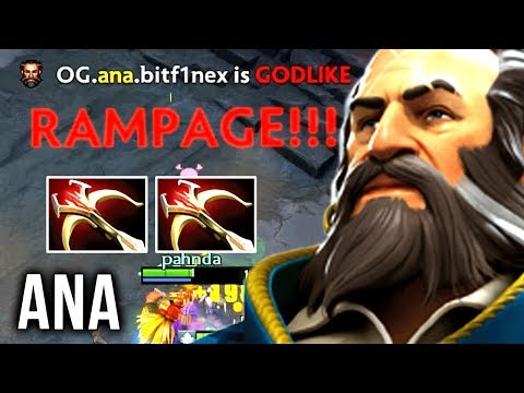 Ana TI8 Champion Back To Dota - Epic Kunkka Rampage Gameplay Dota 2