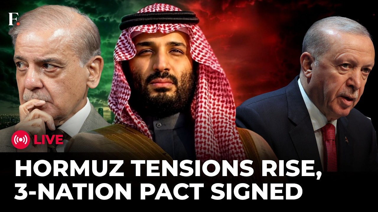 US IRAN WAR LIVE: Saudi, Pakistan & Turkiye Seal Defence Pact as Iran-Hormuz Tensions Rise